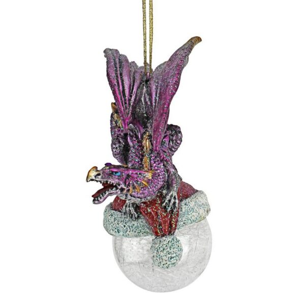 Design Toscano QS93522 5 Inch North Pole Dragon Holiday Ornament