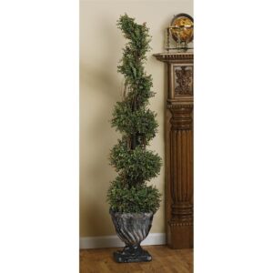 Design Toscano SE6089 Topiary 11 Inch Spiral Boxwood Topiary