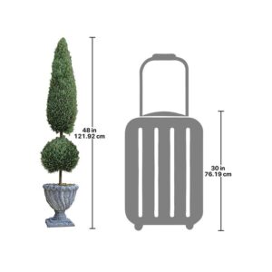 Design Toscano SE6090 Topiary 11 Inch Classic Evergreen Topiary