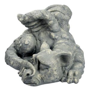 Design Toscano SH22237 20 Inch Large Blushing Babel Dragon Statue