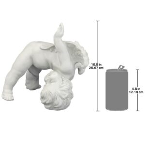 Design Toscano SH30003413 10 Inch Turvey Cherub Statue