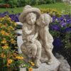 Design Toscano SH38019413 8 1/2 Inch Kissing Kids Boy and Girl Statue