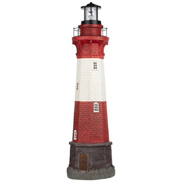 Design Toscano SH86920 13 Inch Coastal Shoal Solar Lighthouse Statue