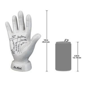 Design Toscano SP030 7 Inch Palmistry Porcelain Hand