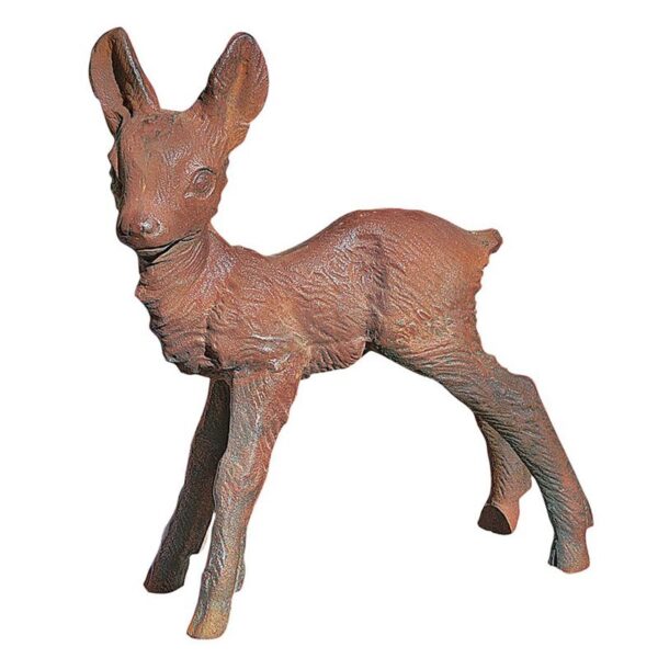 Design Toscano SP15006 12 1/2 Inch Iron Deer Fawn