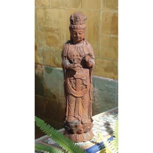 Design Toscano SP19006 4 1/2 Inch Goddess Guan Yin Iron Statue