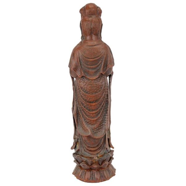 Design Toscano SP19006 4 1/2 Inch Goddess Guan Yin Iron Statue