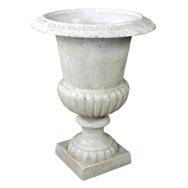 Design Toscano SP24 20 Inch Chateau Elaine Cast Iron Urn, Large