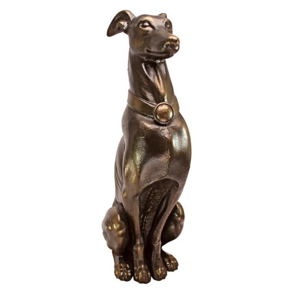 Design Toscano SP2501 9 1/2 Inch Greyhound Sentinel Cast Iron Statue