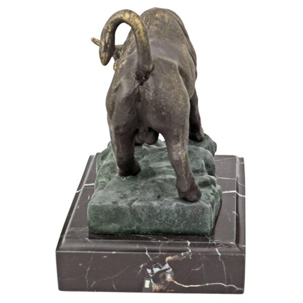 Design Toscano SP334 6 1/2 Inch Bull of Wall Street Cast Iron Statue