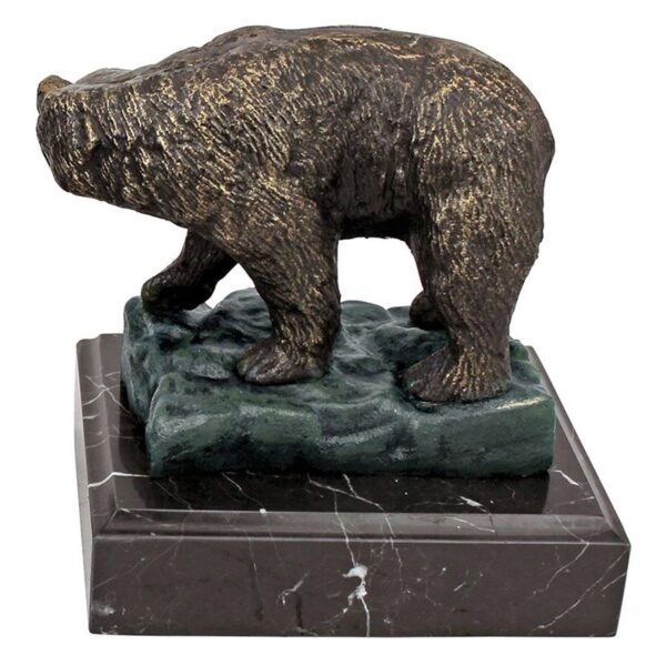 Design Toscano SP335 6 1/2 Inch Bear of Wall Street Cast Iron Statue