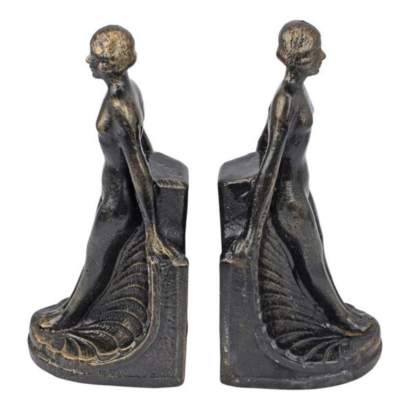 Design Toscano SP713 3 1/2 Inch Pair of Elyse Art Deco Bookends