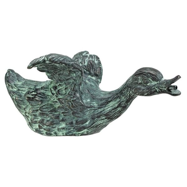 Design Toscano SU1016 7 1/2 Inch Sliding Duck - Bronze