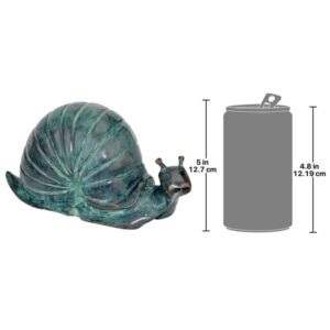 Design Toscano SU1868 13 1/2 Inch Large Snail - Bronze