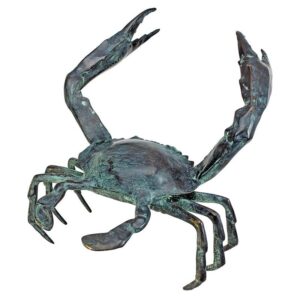 Design Toscano SU1869 10 1/2 Inch Large Bronze Crab