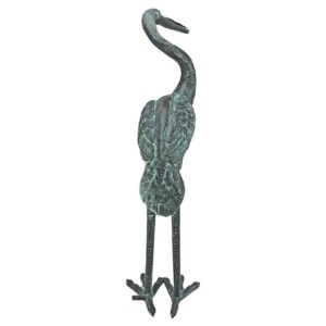 Design Toscano SU2110 7 Inch Crane Curved, Neck Medium - Bronze