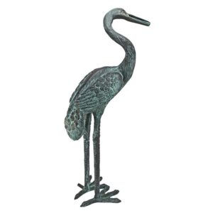 Design Toscano SU2110 7 Inch Crane Curved, Neck Medium - Bronze