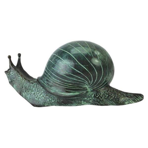 Design Toscano SU2866 7 Inch Medium Bronze Snail