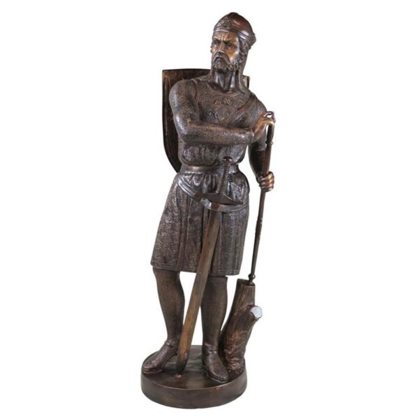 Design Toscano SU2889 12 1/2 Inch Battle Ready Medieval Soldier - Bronze