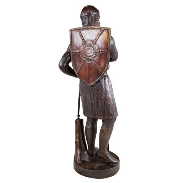 Design Toscano SU2889 12 1/2 Inch Battle Ready Medieval Soldier - Bronze