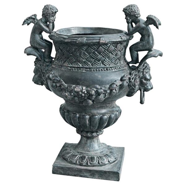 Design Toscano SU3192 19 Inch Large Duval Cupid Urn Ups