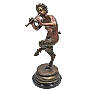 Design Toscano SU4565 7 1/2 Inch Pan God of the Forest Statue - Bronze