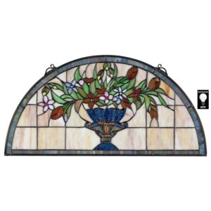 Design Toscano TF10112 24 Inch Titchfield Abbey Demi Lune Window