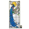 Design Toscano TF26313 10 Inch Peacocks Sunset Stained Glass Window