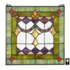 Design Toscano TF28013 17 Inch Victorian Swag Stained Glass Window