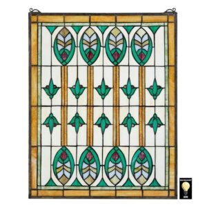 Design Toscano TF28014 20 Inch Elmslie Arts and Crafts Window