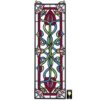 Design Toscano TF28018 7 Inch Pink Dahlia Stained Glass Window