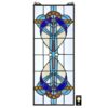 Design Toscano TF28041 9 Inch Bauhaus Modern Stained Glass Window