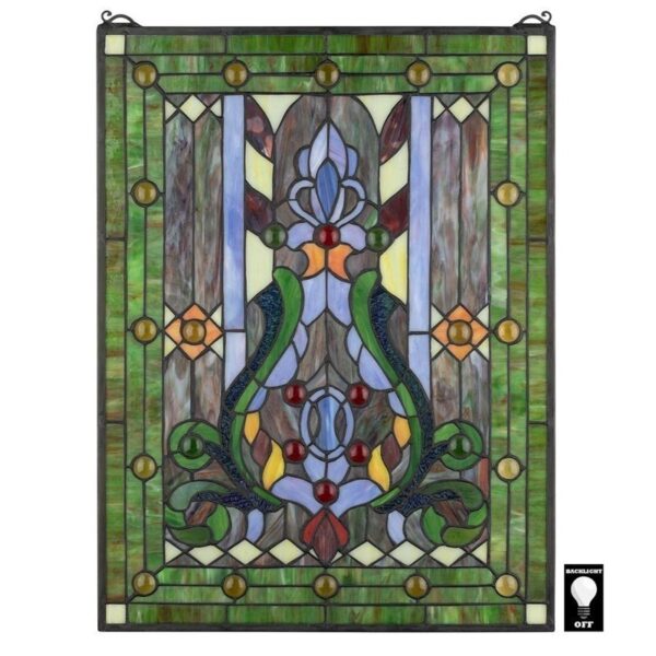 Design Toscano TF816 19 Inch Hepburn Stained Glass Window