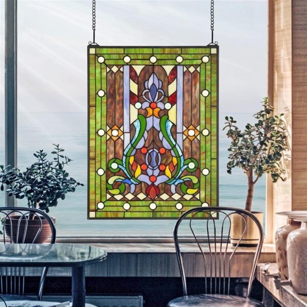 Design Toscano TF816 19 Inch Hepburn Stained Glass Window