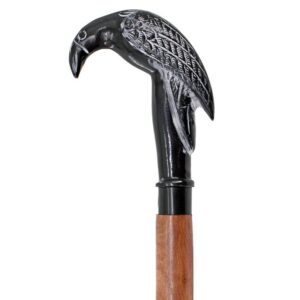 Design Toscano TV62002 3 Inch Poes Mystic Raven Walking Stick