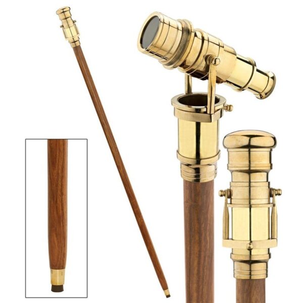 Design Toscano TV6250 1 1/2 Inch Telescope Walking Stick