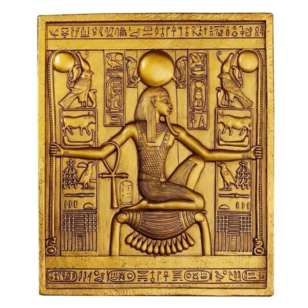 Design Toscano WU68075 8 Inch Tutankhamun Egyptian Temple Stele Plaque