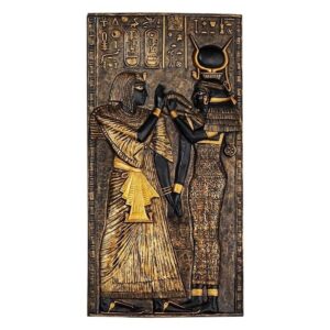 Design Toscano WU68184 5 Inch Isis Egyptian Temple Stele Plaque