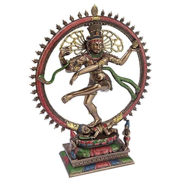 Design Toscano WU69544 8 1/2 Inch Medium Dancing Shiva Statue