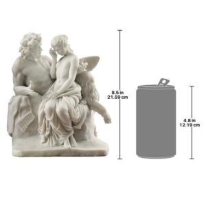 Design Toscano WU73382 7 1/2 Inch Pan Comforts Psyche Statue