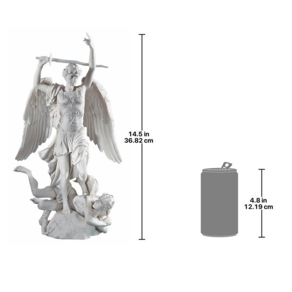 Design Toscano WU73507 8 Inch L Archange Saint Michel by Duret