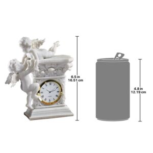 Design Toscano WU74349 5 1/2 Inch Baroque Twin Cherubs Clock