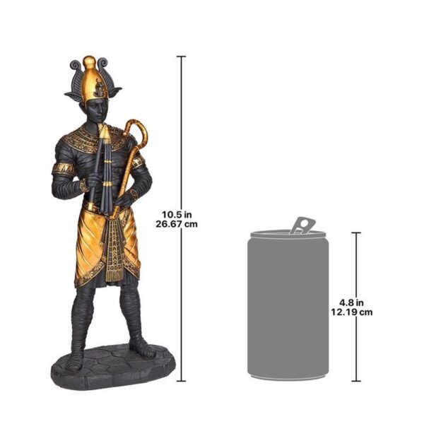 Design Toscano WU77216 4 Inch Osiris Egyptian God of the Dead Statue